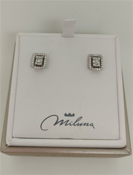 Orecchini Miluna Donna in Oro Diamante 0.35 Ct ERD2589 - ERD2589